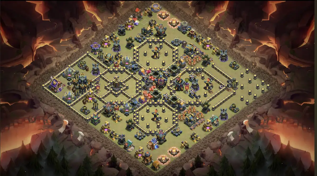 TH17 War Base Anti 3 Star Copy Link for Clash of Clans