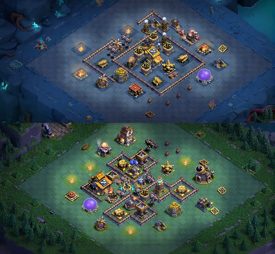 Layout Battle-Optimized BH10 Coc Layout | Haaland | Builder hall 10