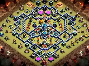 Ultimate TH13 War Coc Layout | Anti 3 Stars clan war league pro