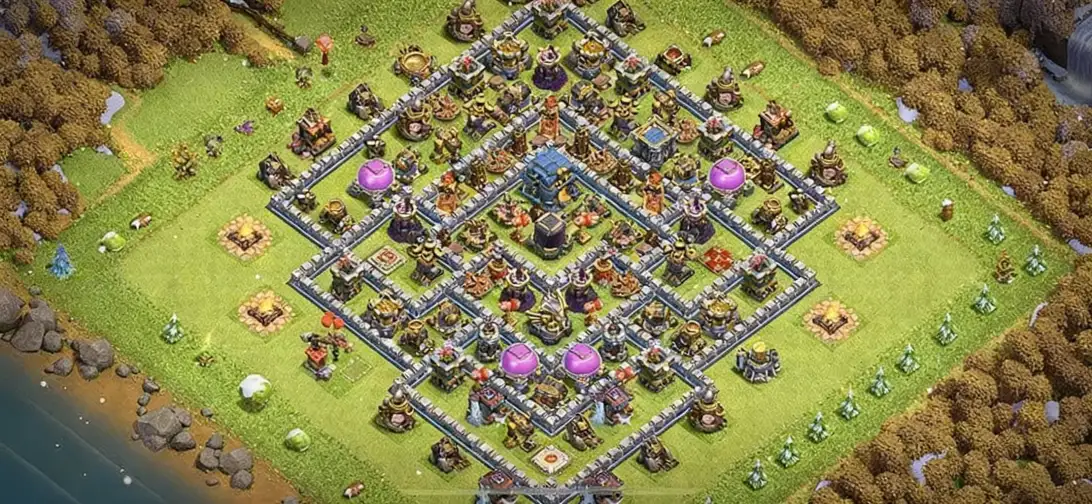 Layout Classic TH12 Farming Coc Layout | Hybrid Hydrogenic