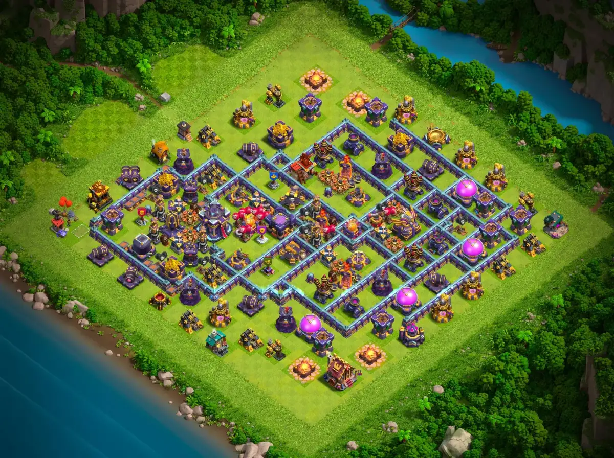 TH15 Legend League Base Layout for Clash of Clans Defense