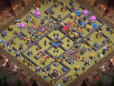 Layout TH18 War Base Anti 2 Star for Legend League Copy Link
