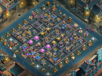 Layout TH18 Anti 3 Star War Base for CoC with Copy Link