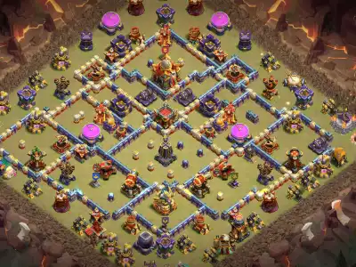 Layout TH16 War Base Copy Link – Anti 2 Star Clash of Clans