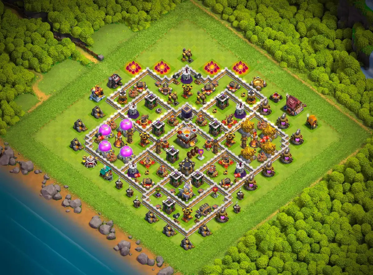 TH11 Farming Base Copy Link | Safe Gold and Elixir Layout