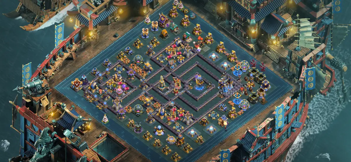 TH18 War Base Anti 2 Star Anti Electro Dragon Layout