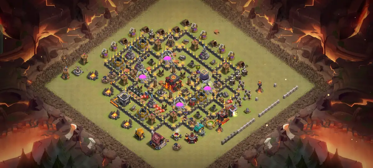 TH10 Anti 3 Star Hybrid Base Layout with Copy Link