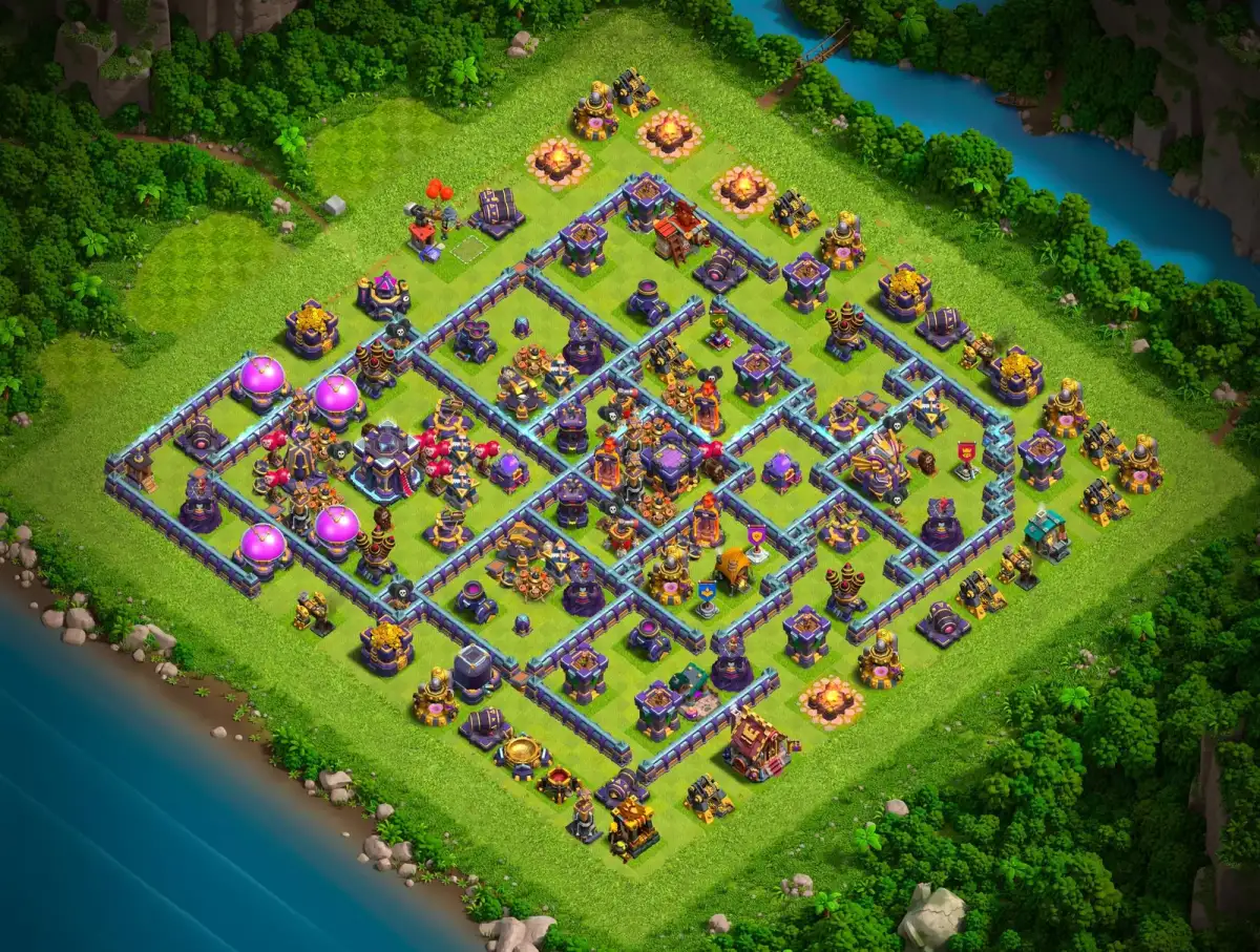 TH15 Legend League Base Layout for Clash of Clans Defense