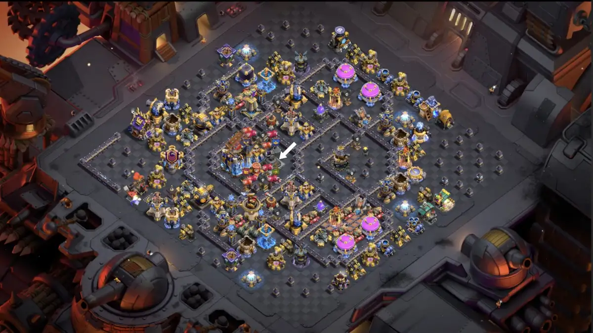 TH18 War Badr Anti 3 Star Base for COC Copy Link
