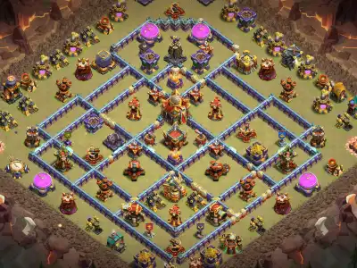 Layout TH16 War Base Copy Link | Anti 2 Star Clash of Clans