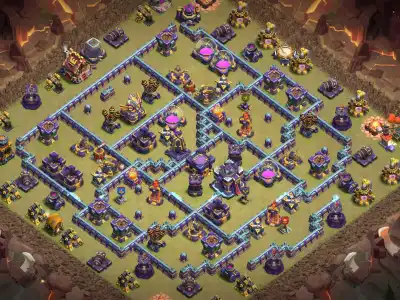Layout TH15 War Base Layout Anti 2 Star for Clash of Clans
