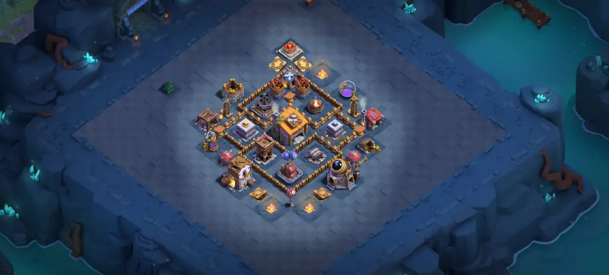 BH6 Builder Hall Base Layout for Clash of Clans Copy Link