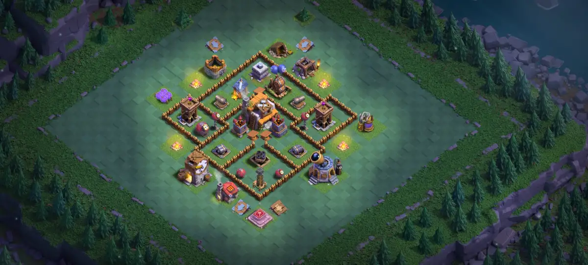 BH5 Base Layout for Clash of Clans with Strong Core Defense