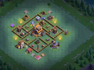 BH5 Base Layout for Clash of Clans with Strong Core Defense