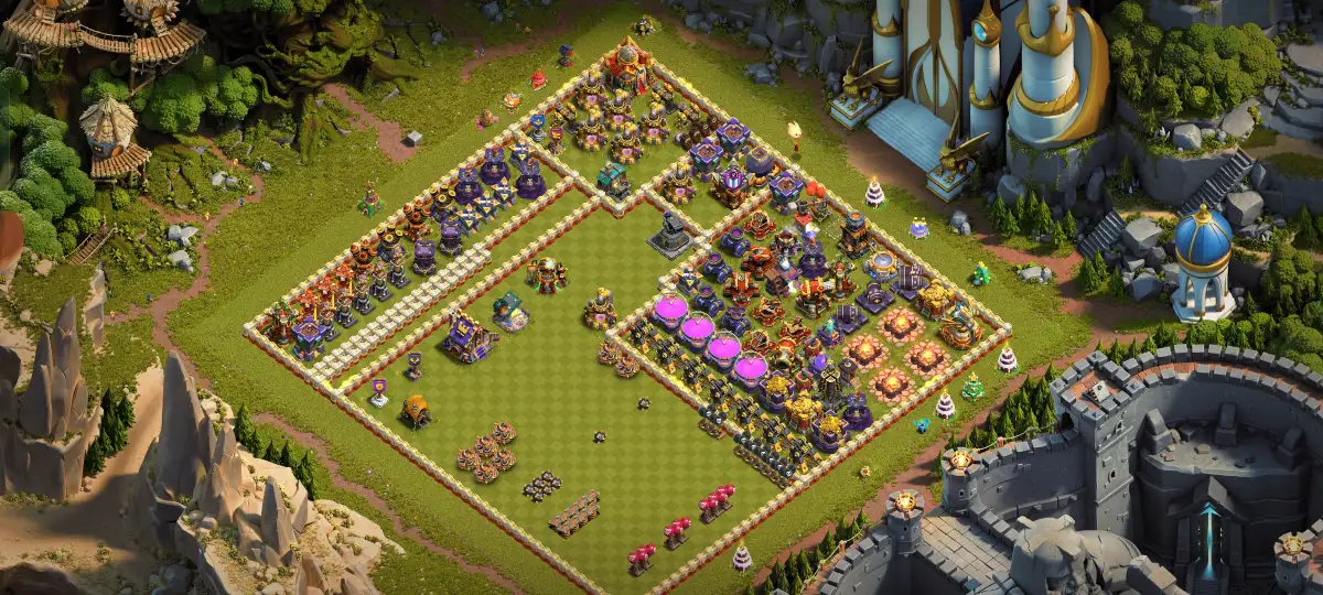 TH16 Legend League Anti Air Base Link for Electro Dragon Hits