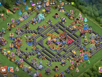 Layout TH18 Legend League War Base Anti 3 Star Copy Layout