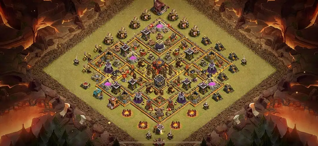 Layout Practical TH10 War Coc Layout | Anti 2 Stars BaseMelon