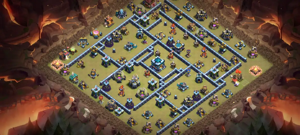 TH13 War Badr Defense Base for COC | Clash of Clans