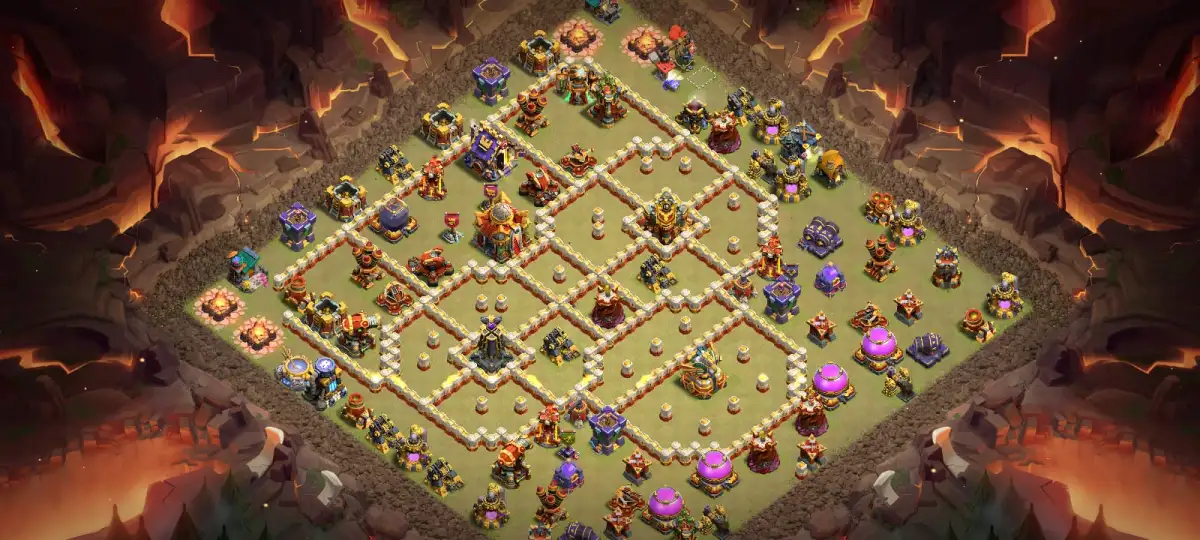 TH16 War Base Copy Link for Clash of Clans Anti 2 Star