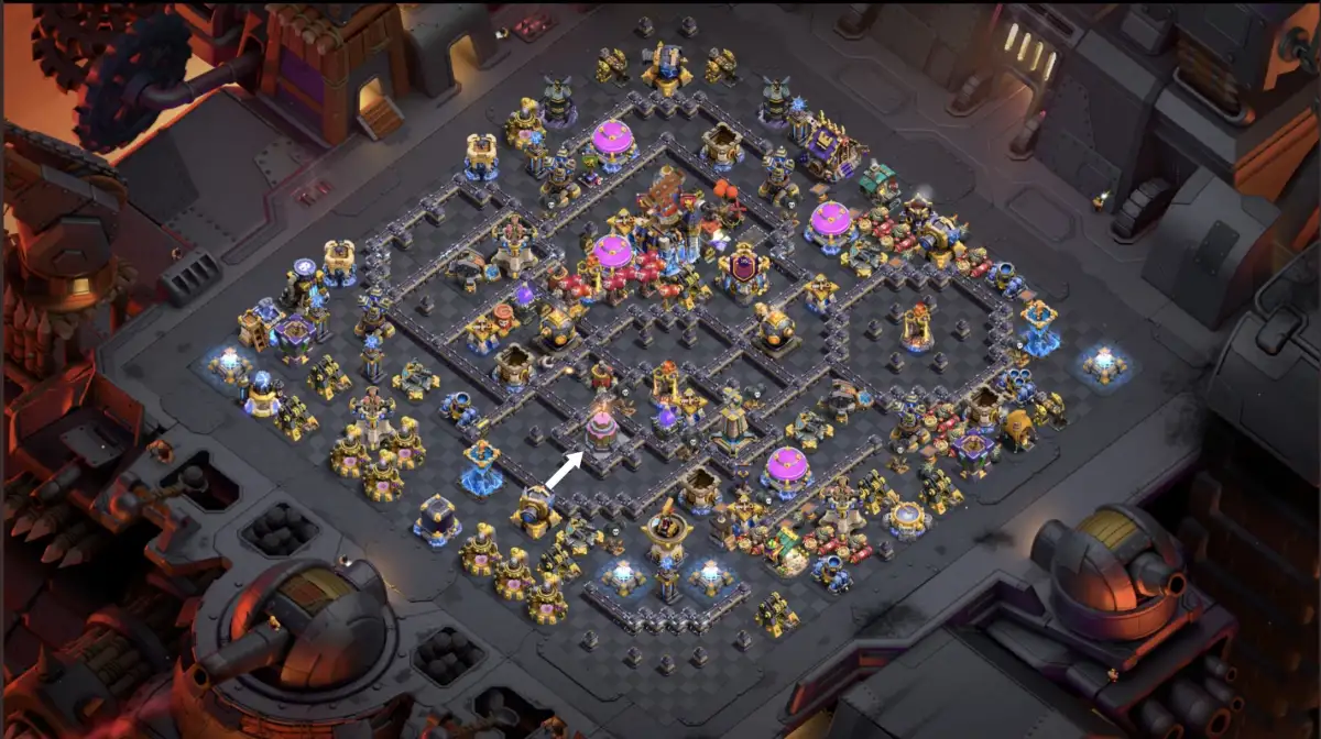 TH18 War badr Anti 3 Star Base for CoC Copy Link