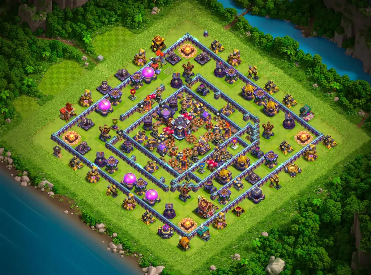 TH15 Legend League Base Layout for Clash of Clans Defense