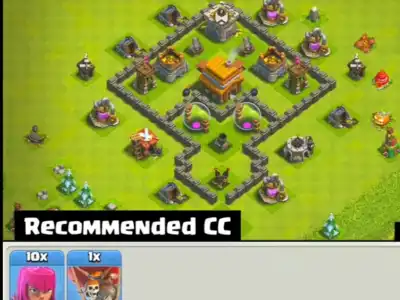 Layout TH4 Farming Base Anti 2 Stars Copy Link for Clash of Clans