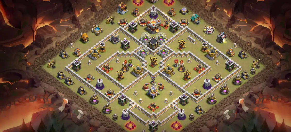 TH11 War Badr Base for Clash of Clans Copy Link