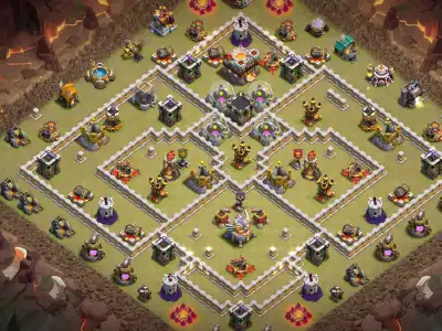Layout TH11 War Badr Base for Clash of Clans Copy Link