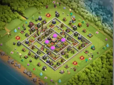 Layout TH11 Hybrid COC Base Layout with Ring Core Copy Link