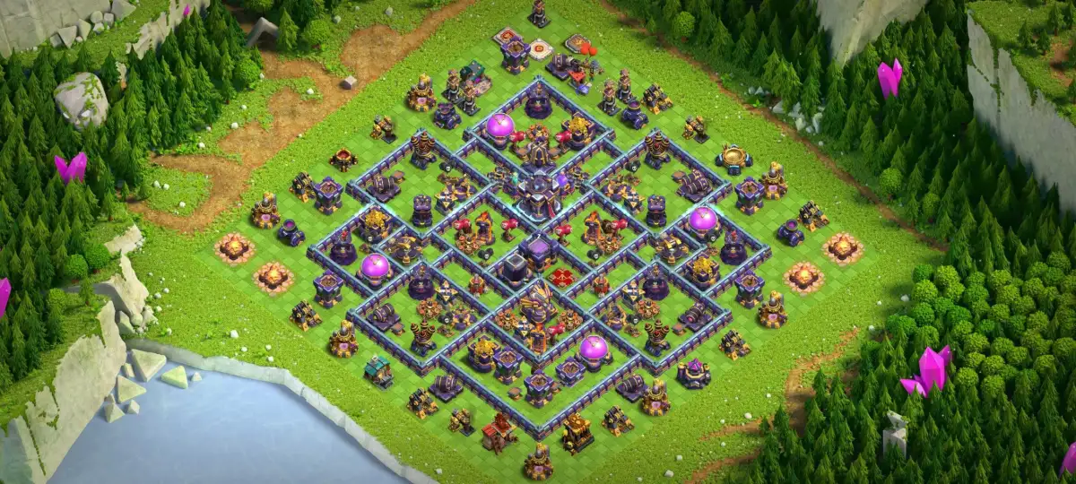 TH15 Hybrid Legend Base with Anti 2 Star Clan Games May 2026