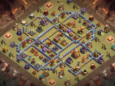 Layout TH16 War Base Copy Link | Anti 2 Star Clash of Clans
