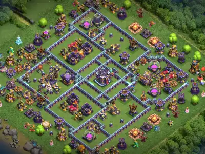Layout TH15 War Base Anti 2 Star for Legend League Copy Link