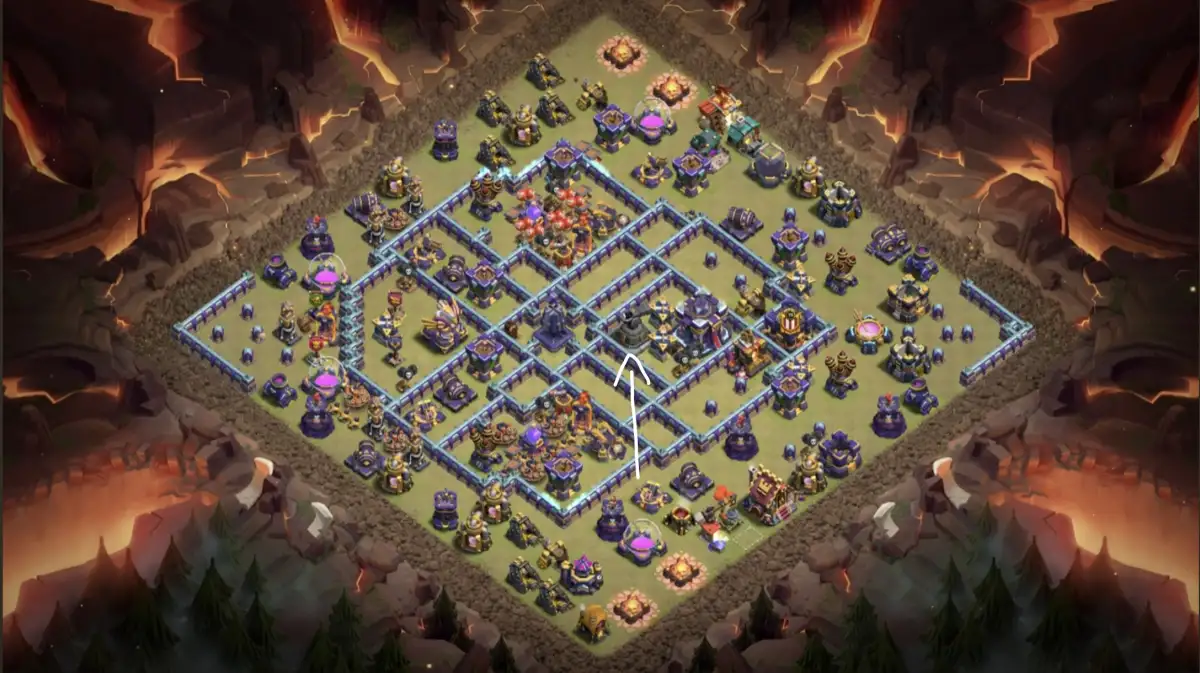 TH15 War Badr Base for Clash of Clans Anti 3 Star