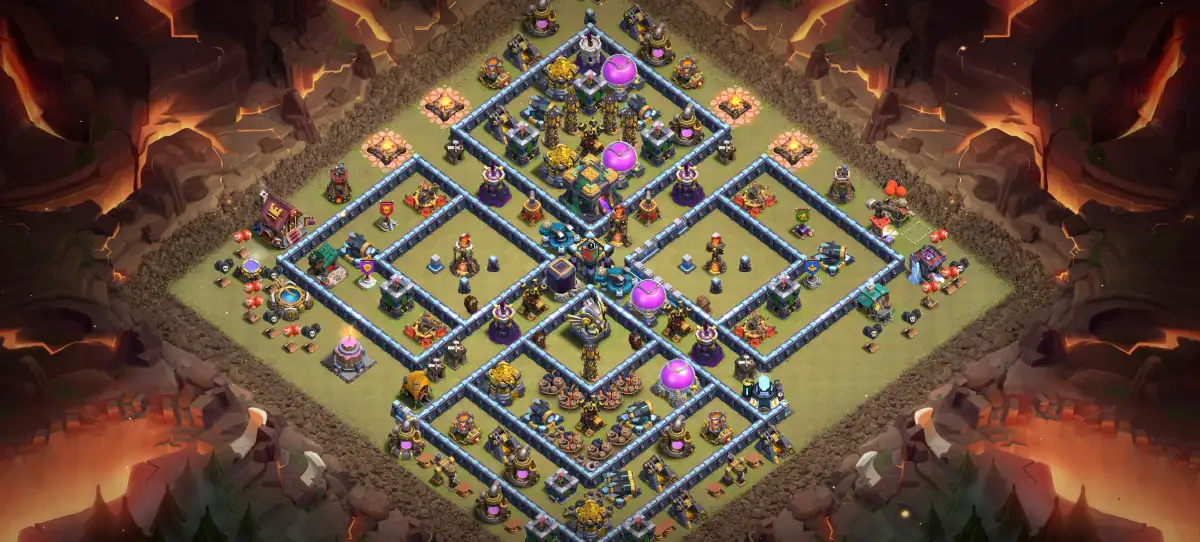 TH14 Farming Base for Clash of Clans with Copy Link