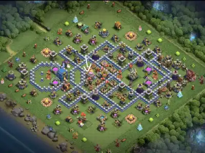Layout TH12 War Base for Clash of Clans Anti 3 Star Copy
