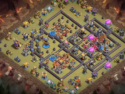 Layout TH18 War Base Anti 2 Star for Legend League and CWL
