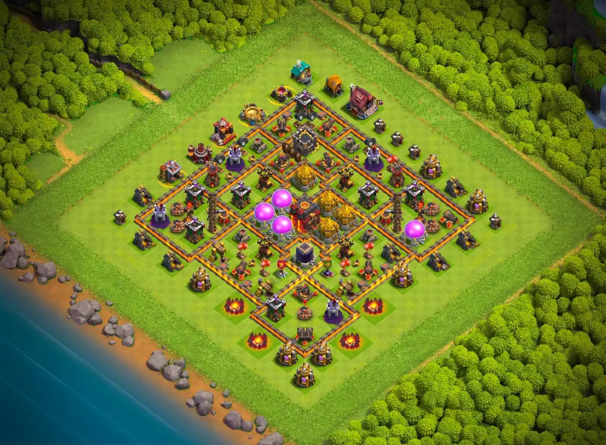 TH10 Farming Base Copy Link | Safe Loot Clash of Clans