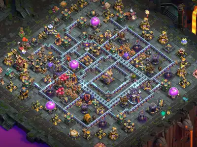 Layout TH15 Hybrid Base Anti 2 and 3 star Layout 2026