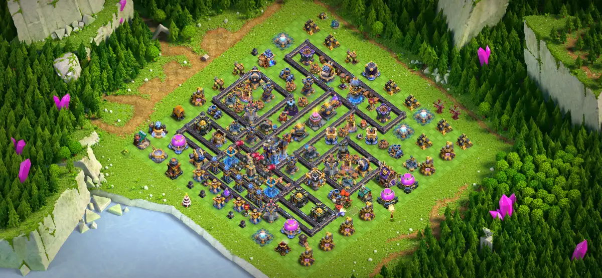 TH18 War Base Anti 3 Star | Clash of Clans Copy