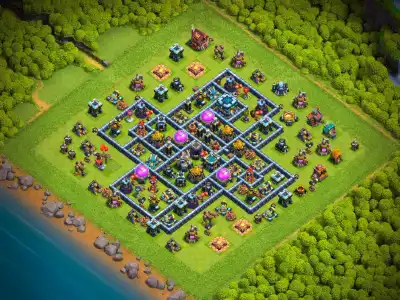 Layout TH13 Farming Base Anti 2 Star for Legend League