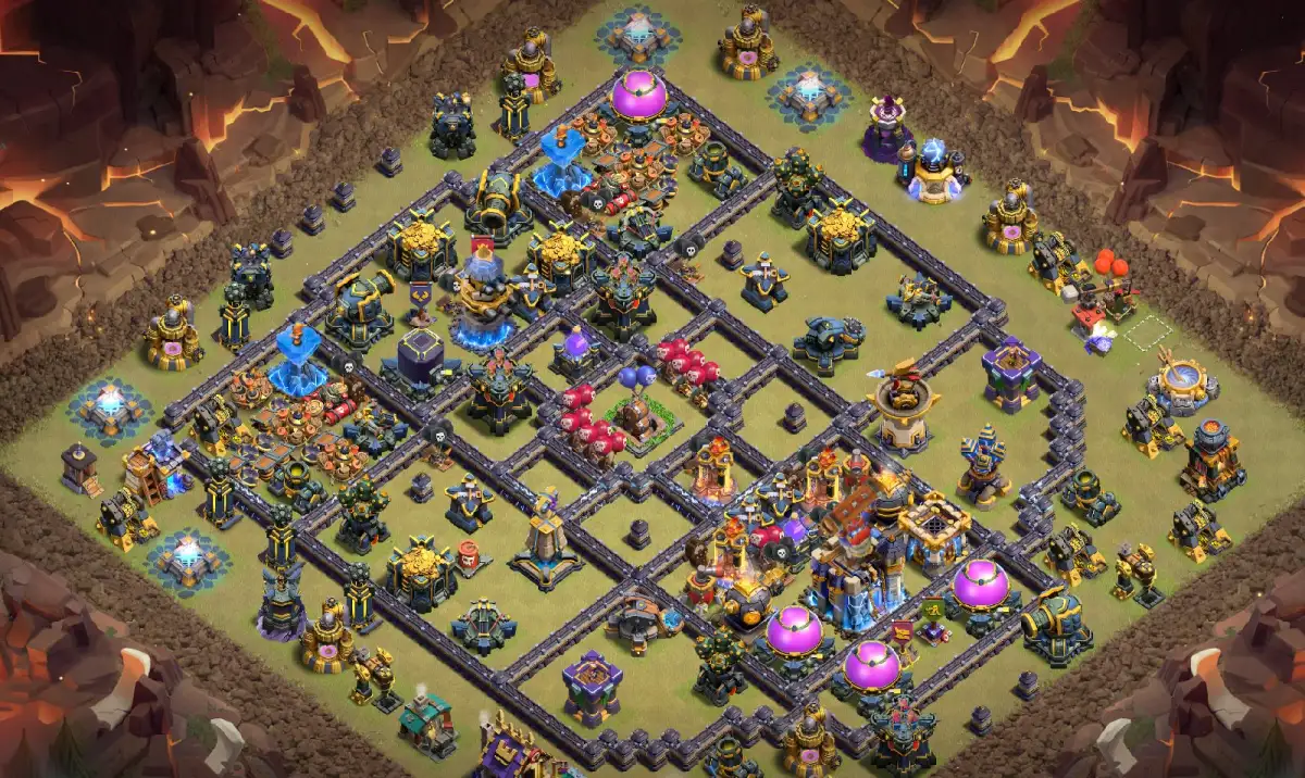 TH18 Legend League COC Base Layout Anti 3 Star Ring