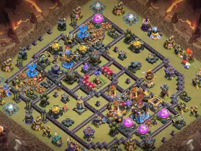 Layout TH18 Legend League COC Base Layout Anti 3 Star Ring