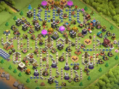 Layout TH12 Troll Base for CoC | Funny Clash of Clans Layout