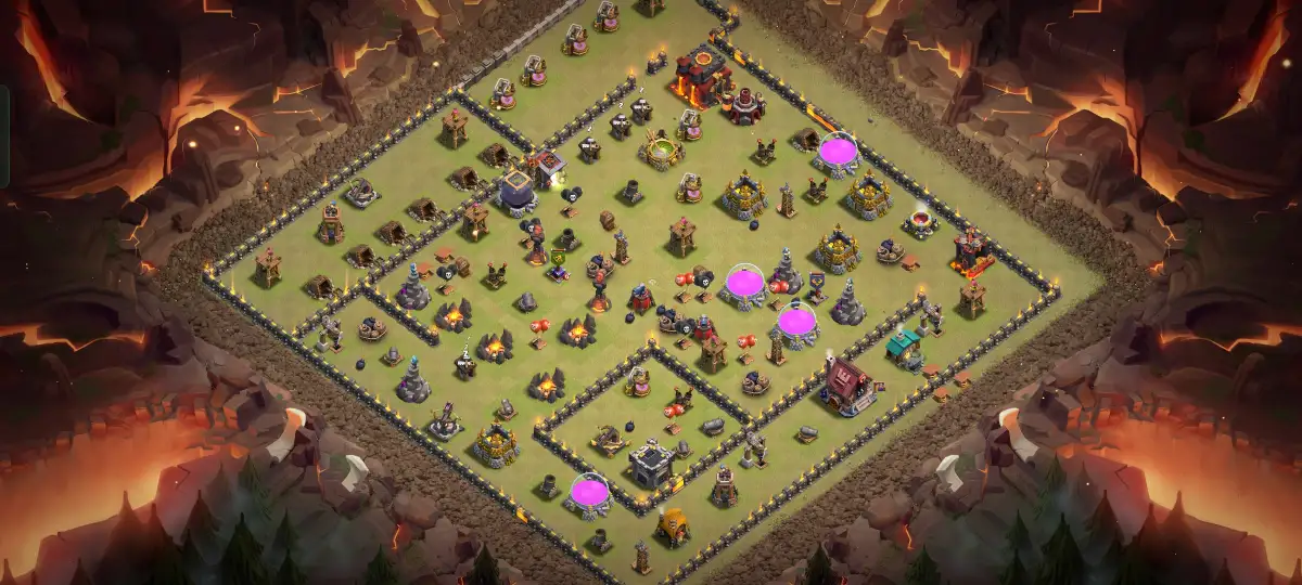 TH10 War Base Anti 3 Star | Anti Dragon Copy Layout
