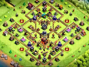 Top TH10 Defense Coc Layout | Legend League Pro legend
