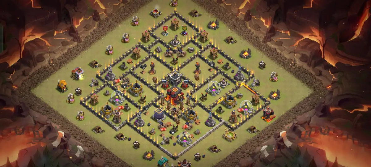 TH10 Farming Base Link with Safe Storages and Tough Core
