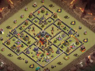 Layout TH10 Farming Base Link with Safe Storages and Tough Core