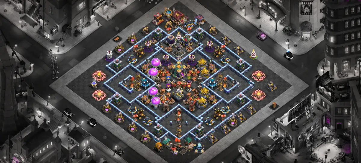 TH14 War Badr Defense Base for CoC Copy Link