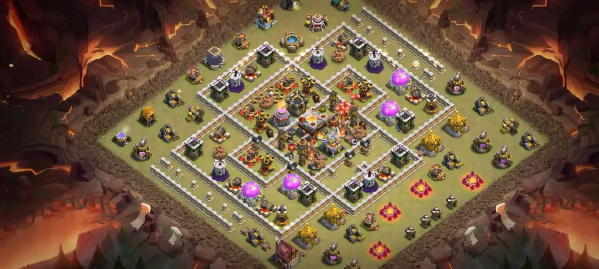 TH11 War Base Anti 2 Star Layout | Clash of Clans
