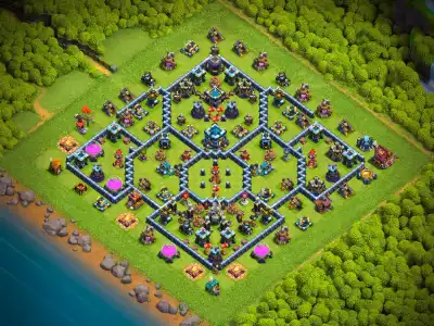 Layout TH13 Legend League Base for Clash of Clans Defense